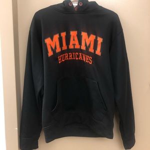 UM Hurricanes Green & Orange Hoodie